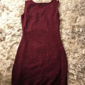 Maroon dress